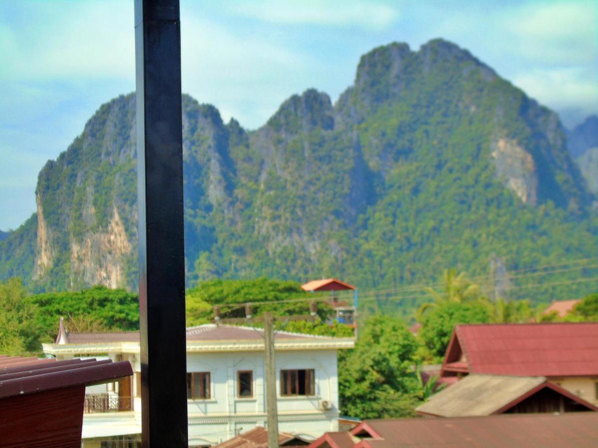 Valentine Boutique Hotel วังเวียง ภายนอก รูปภาพ